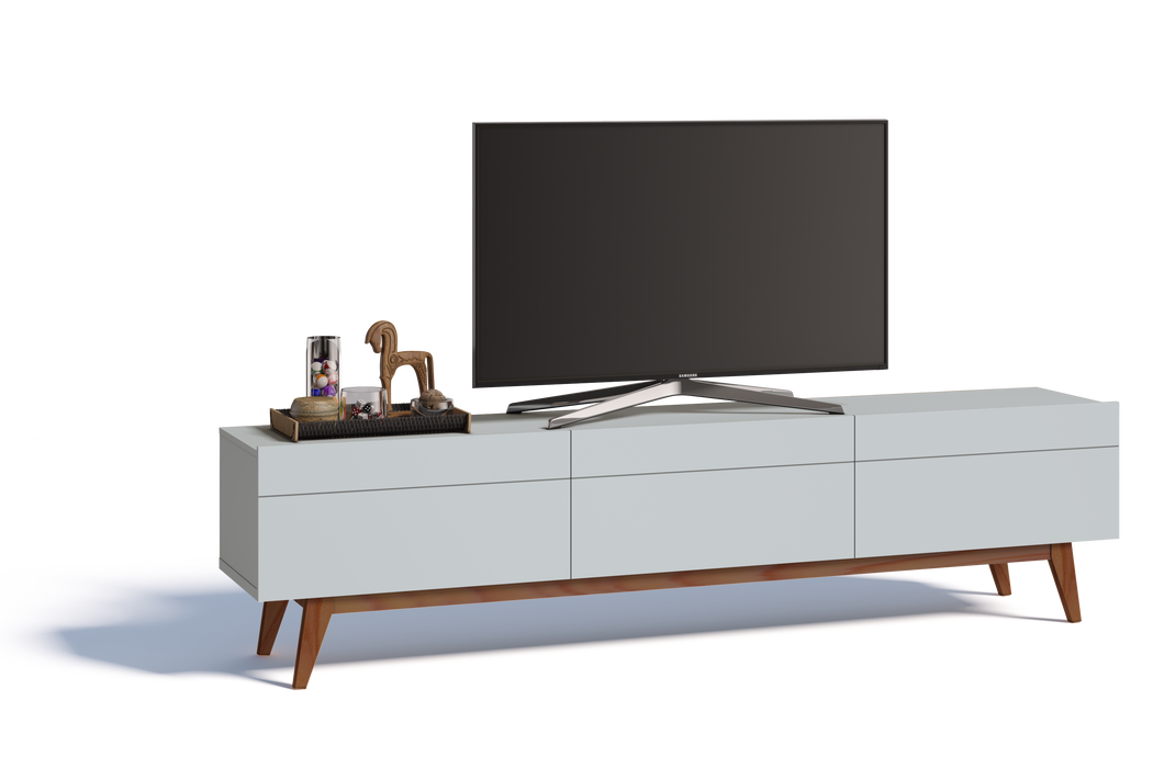 MEUBLE TV CLASSIC 3G 2.2 BRANCO ACETINADO 1069