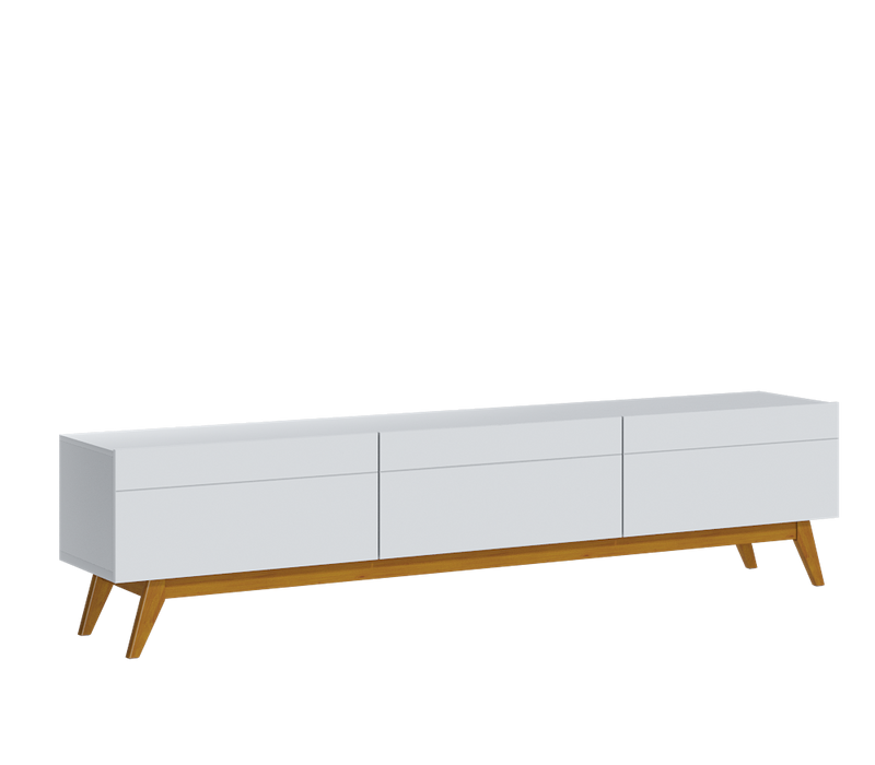 MEUBLE TV CLASSIC 3G 2.2 BRANCO ACETINADO 1069