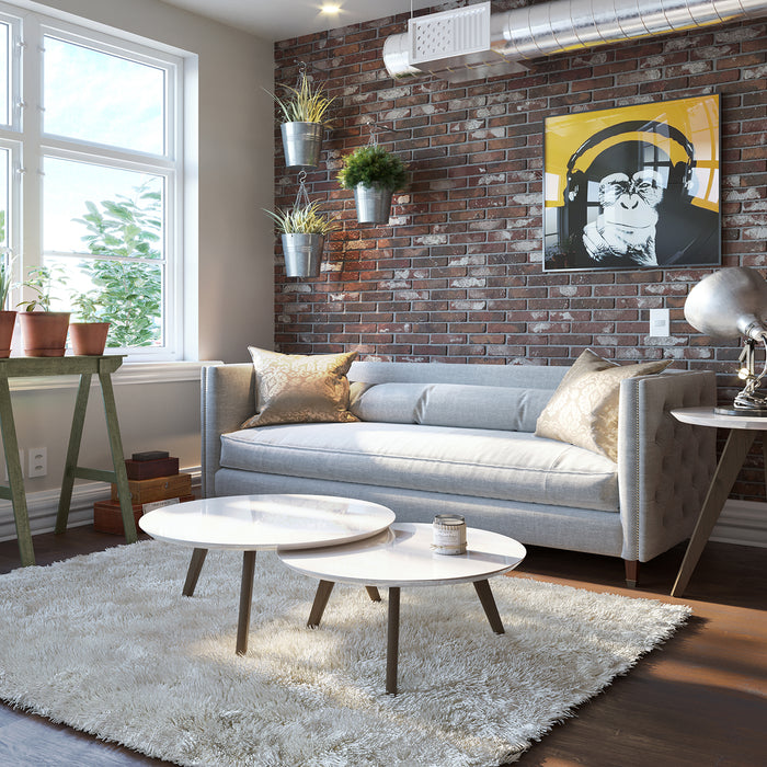 TABLE MESSA CLASSIC CENTRO REDONDA OFF WHITE 60211