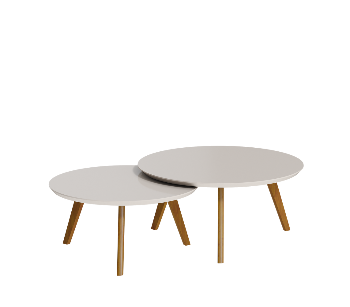 TABLE MESSA CLASSIC CENTRO REDONDA OFF WHITE 60211