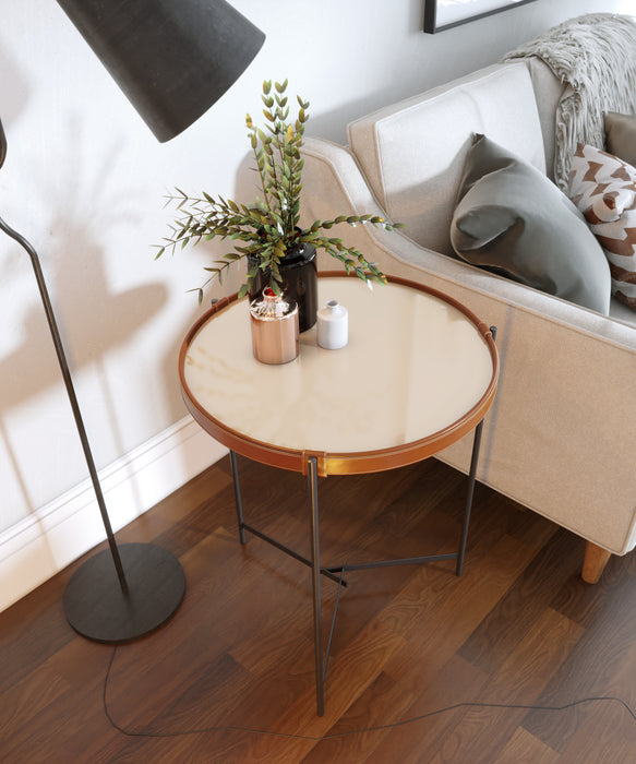 TABLE  MESA AQUA LATERAL(P) OFF WHITE/GRAFITE 69111