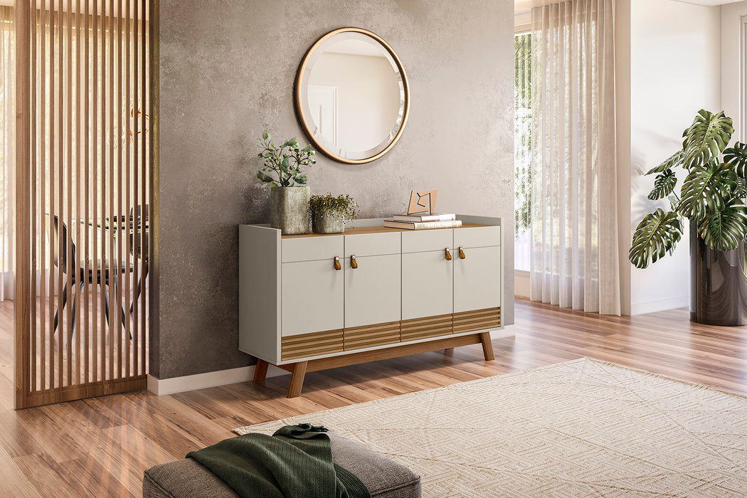 BUFFET TABLE ABRUZZO ALMOND OFF WHITE