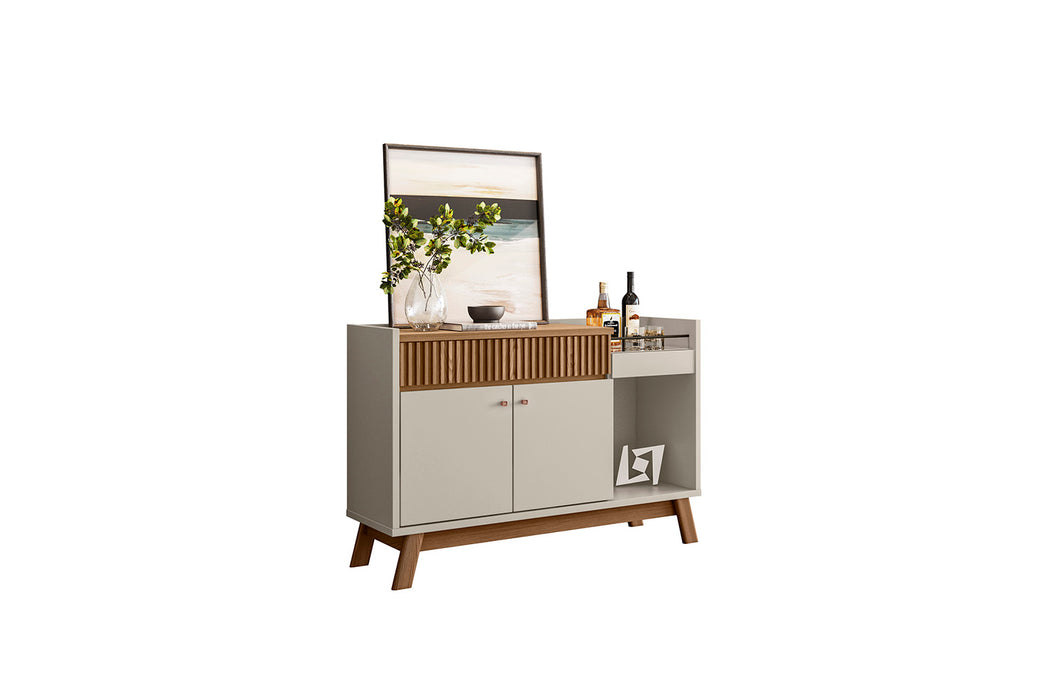 BUFFET TABLE LUCCA ALMOND OFF WHITE