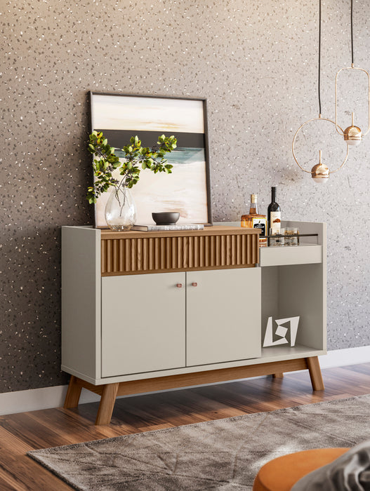 BUFFET TABLE LUCCA ALMOND OFF WHITE