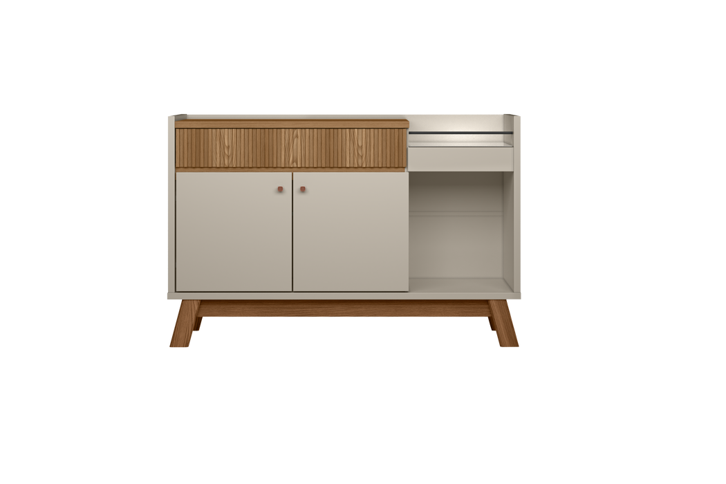 BUFFET TABLE LUCCA ALMOND OFF WHITE