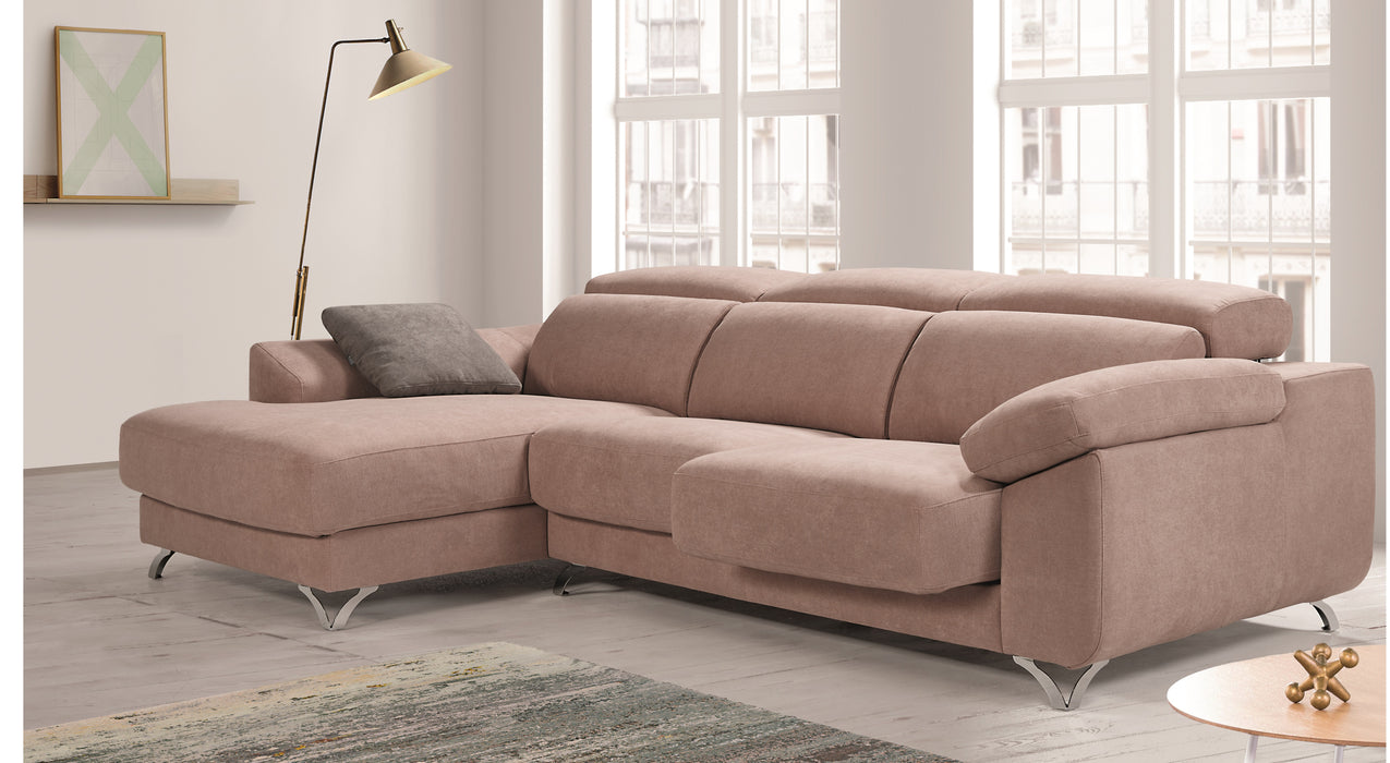 CANAPE EN L DOROTY DOPLOYABLE MOD 3,5PLACES  C/BRAZO DER