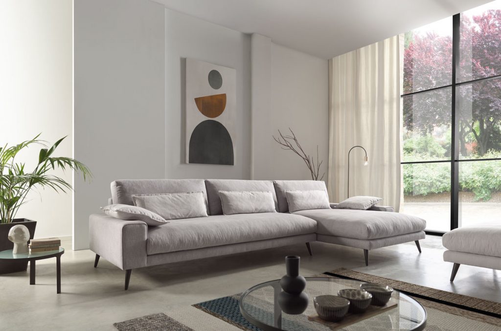 CANAPE EN L DALLAS 3PLACES