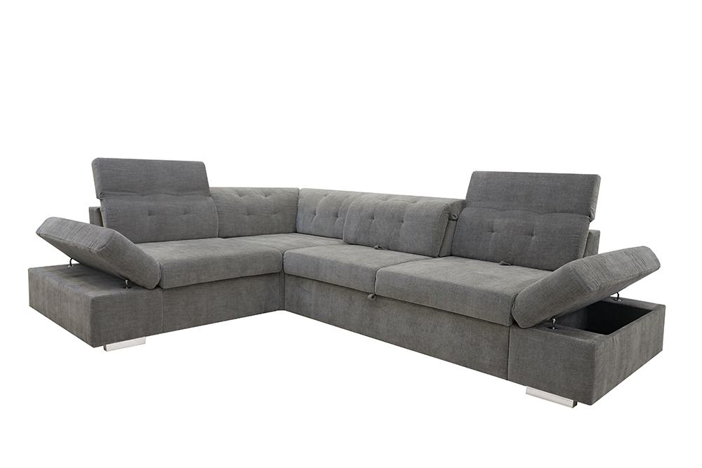 CANAPE MATTHEW ACV REV PANO-TISSU  GRIS -A89308