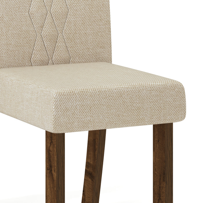 CHAISE DJ ELIS RUSTICO MALBEC/LINHO SAARA * 20129.0914