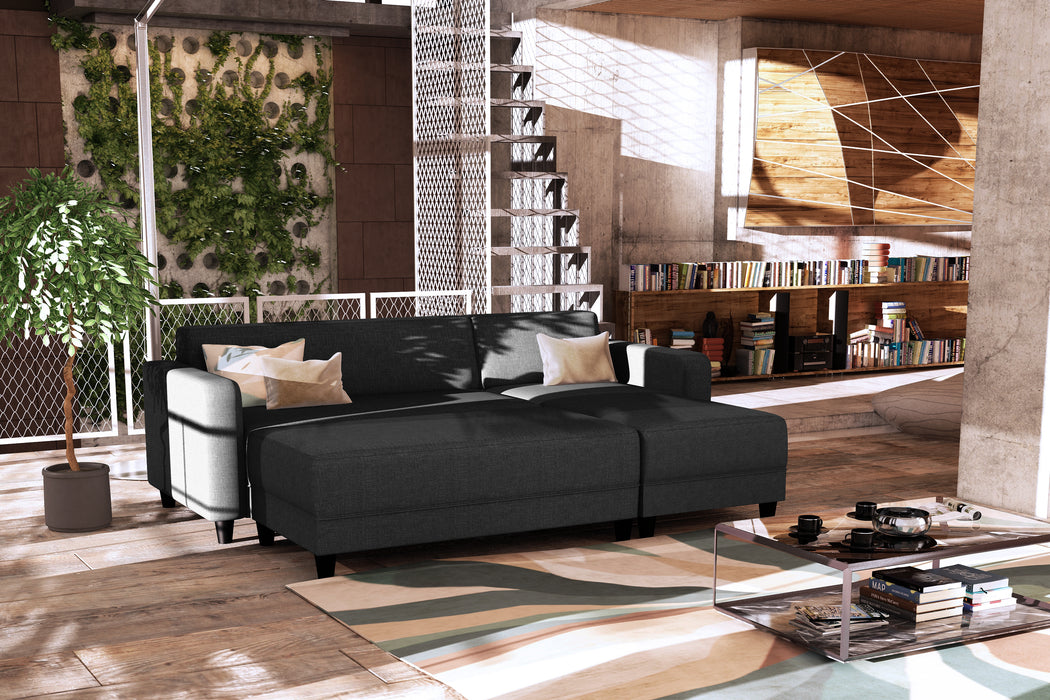 Canapé d'angle  BOB 1 AFX +BANC SAWANA - A73334