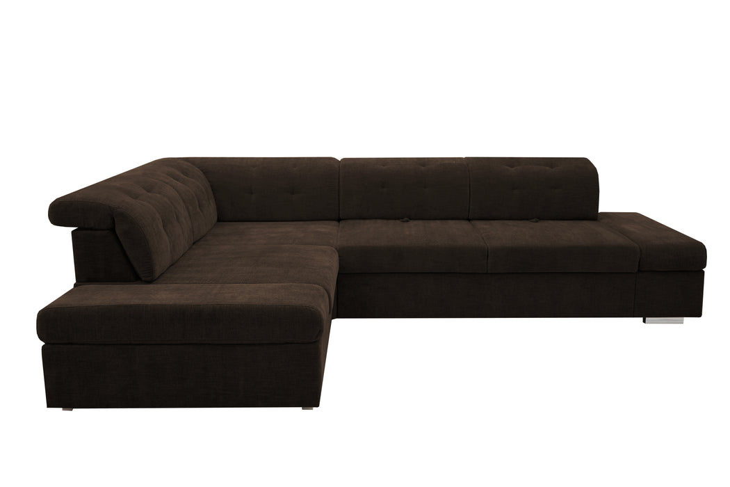 CANAPE MATTHEW ACV REV PANO-TISSU CHOCOLAT-A89329