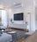 MEUBLE TV  10633 3G - 2,2 BLANC CASSÉ / NATUREL