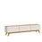 MEUBLE TV  10633 3G - 2,2 BLANC CASSÉ / NATUREL