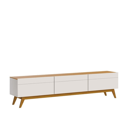 MEUBLE TV  10633 3G - 2,2 BLANC CASSÉ / NATUREL