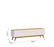 MEUBLE TV 11233  3G - 1,8 BLANC CASSÉ / NATUREL