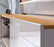 MEUBLE TV    11833 ARC 1,8 - 2G BLANC CASSÉ / NATUREL