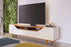 MEUBLE TV   14433 ARC 2P 1,8 BLANC CASSÉ / NATUREL