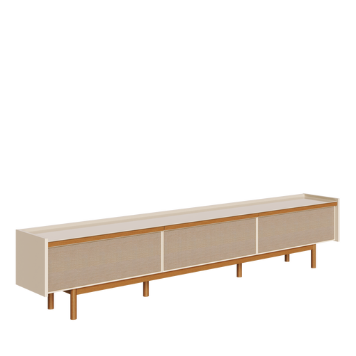 MEUBLE TV 15.311 DUNE 2,6 BLANC CASSÉ