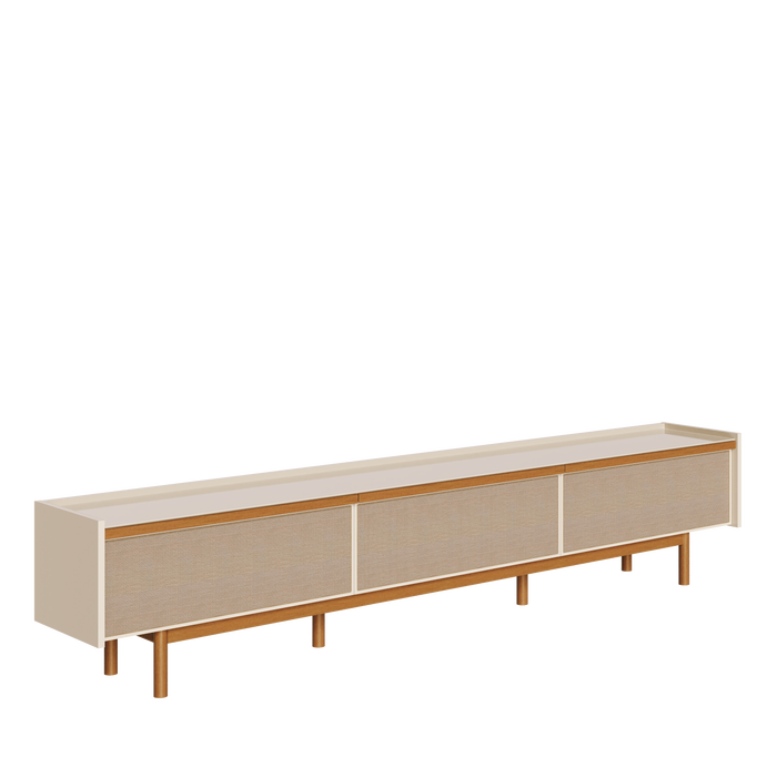 MEUBLE TV 15.311 DUNE 2,6 BLANC CASSÉ