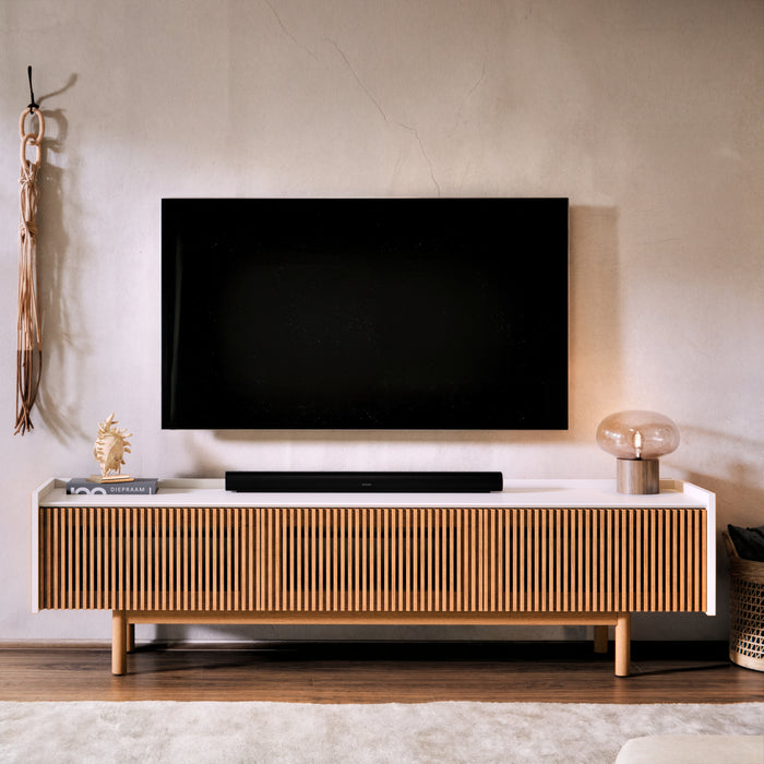 Meuble TV RACK DUNE 1.8  RIPADO NATURE  15.481