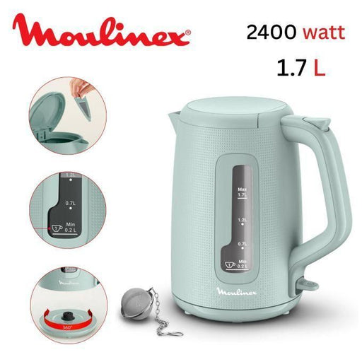BOUILLOIRE BY2M1310  KETTLE PLASTIC 1.7L MOULINEX