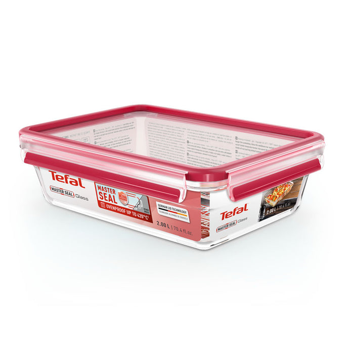 BOITE A PROVISION N1041110  RECT 2.0L EN VERRE TEFAL