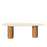 TABLE CENTRALE  LARGE  OFF WHITE 30.040