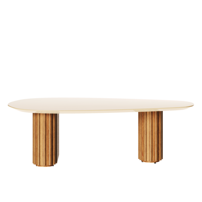 TABLE CENTRALE  LARGE  OFF WHITE 30.040
