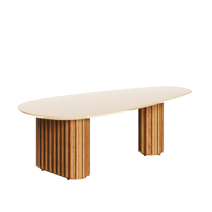 TABLE CENTRALE  LARGE  OFF WHITE 30.040