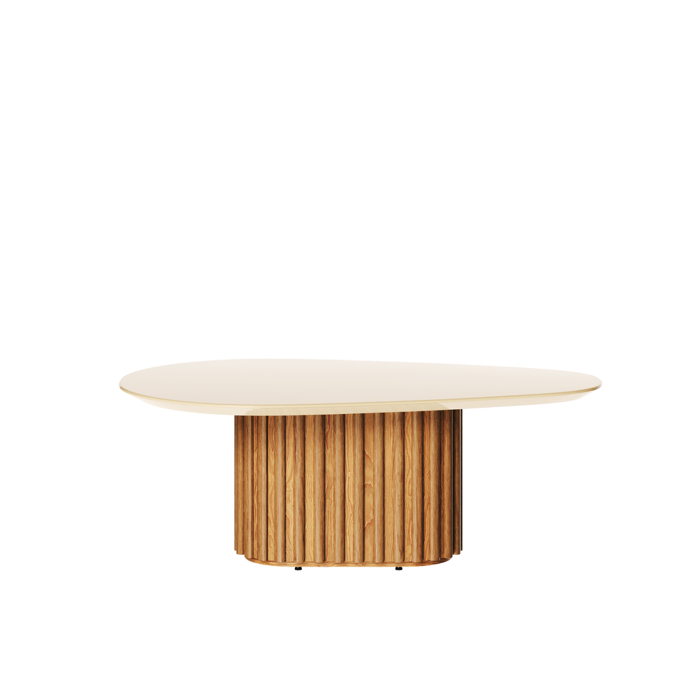 TABLE CENTRALE  30.046 BLANC CASSÉ