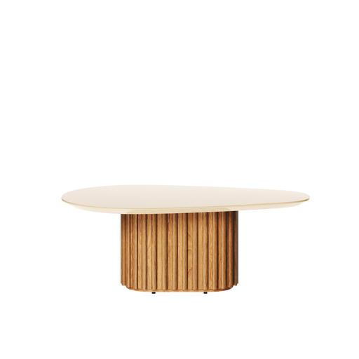 TABLE CENTRALE  30.046 BLANC CASSÉ