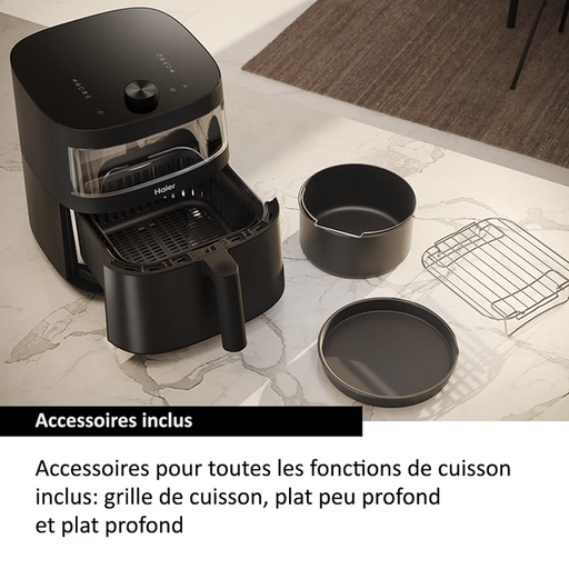 FRITEUSE HSAF-EV501(B)AF NOIR VISIBLE HAIER