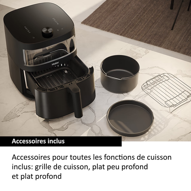 FRITEUSE HSAF-EV501(B)AF NOIR VISIBLE HAIER
