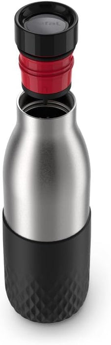 THERMOS N3110510 BLUDROP INOX/NOIRE TEFAL
