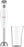 MIXEUR PLONGEUR DD451110 EASYCHEF 450W BLANC MOULINEX