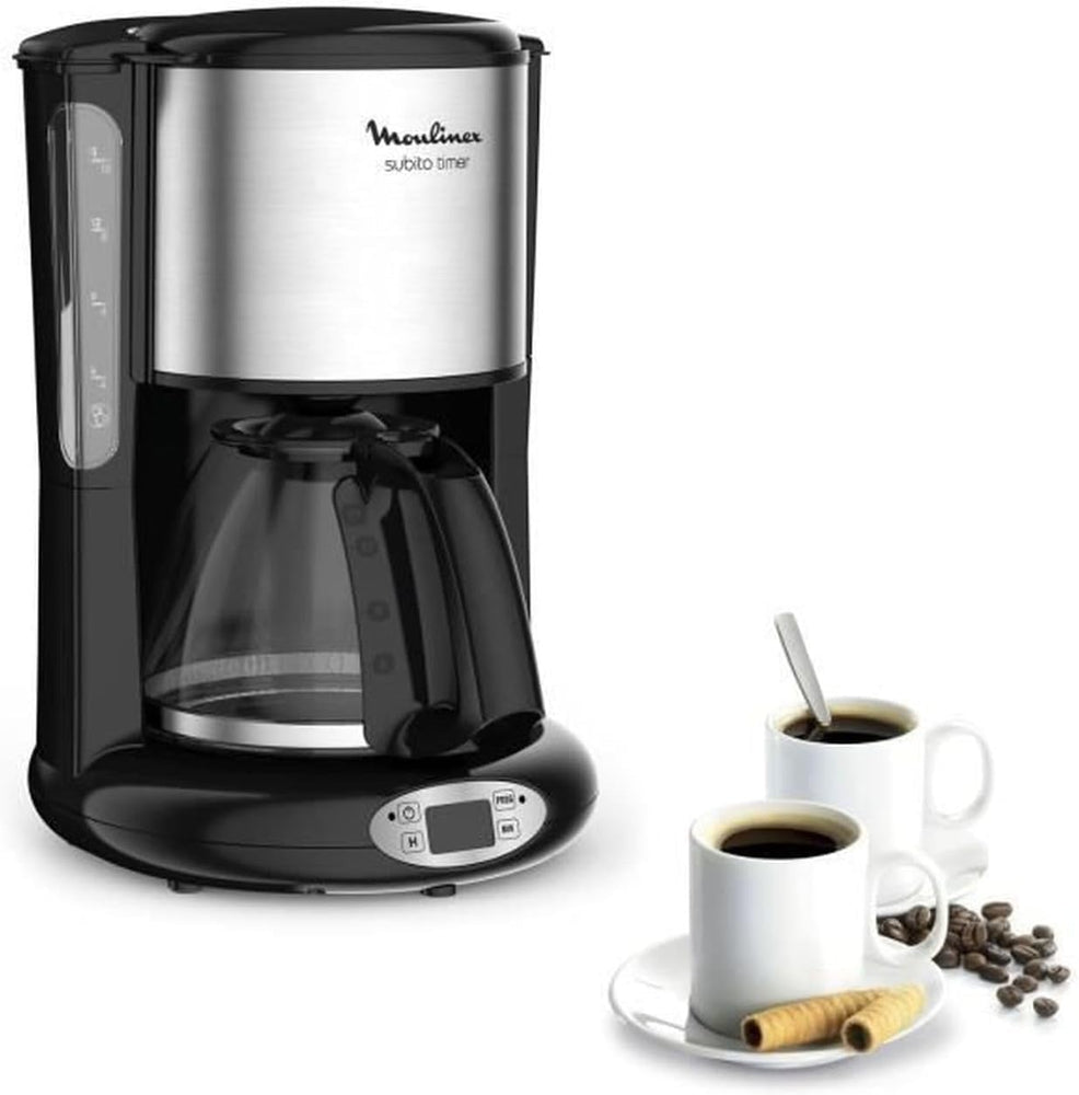 CAFETIERE FG362810 SUBITO3 10/15T TIM NR/INOX SEB