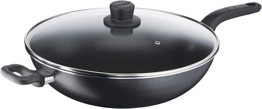 POELE WOK B5039296 ALU NS PTFE EASY COOK 36+LID TEFAL