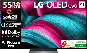 Smart TV LG OLED evo AI C5 4K 55 pouces* OLED65C56LA