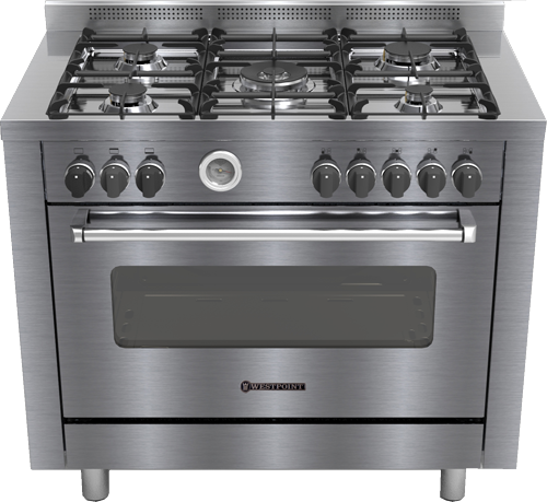 Cuisinière à gaz 5 feux 90x60 *WCLR9650G0CII * allumage automatique