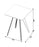 TABLE D’APPOINT CARRÉE  61781 CLASSIC NATUREL