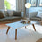 TABLE CENTRALE  61811 CLASSIC BLANC CASSÉ