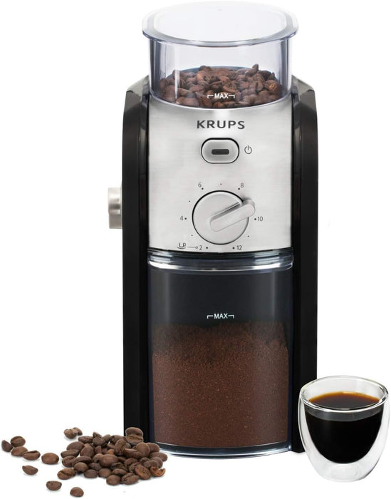 MOULIN A CAFE GVX242 ELECTRIQUE 1000W NOIR KRUPS