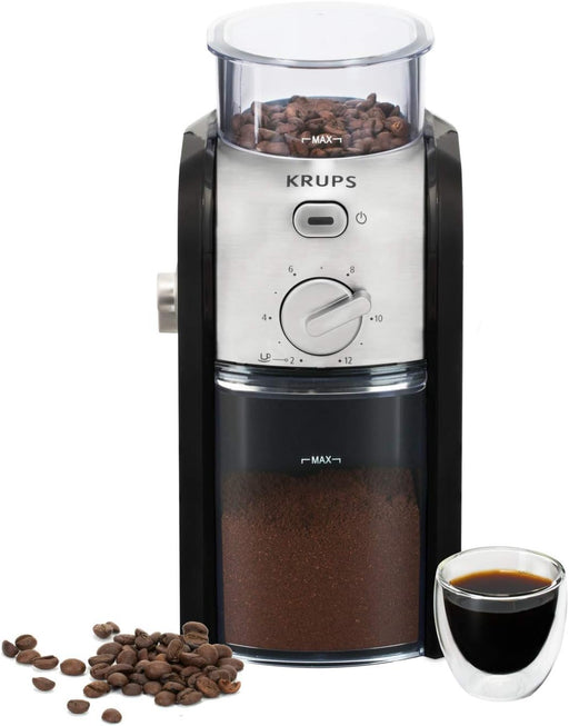 MOULIN A CAFE GVX242 ELECTRIQUE 1000W NOIR KRUPS