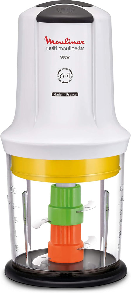 HACHOIR AT723110 EXTRA 6EN1-2 DOUBLE LAMES 500W MULTIMOULINETTE MOULI