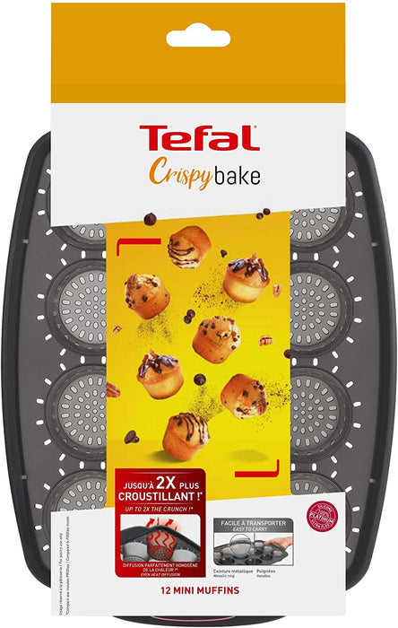 MOULE J4170214 12MINI MUFFINS SILICONE TEFAL