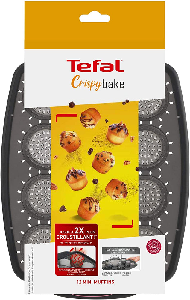 MOULE J4170214 12MINI MUFFINS SILICONE TEFAL