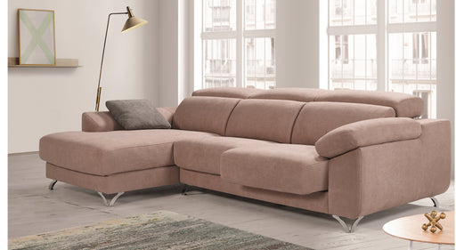 CANAPE EN L DOROTY DOPLOYABLE MOD 3,5PLACES  C/BRAZO DER