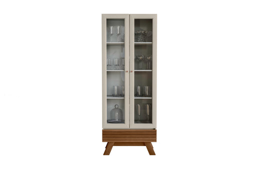 ARMOIRE EN VERRE RÉTRO MARSALA FREIJO OFF WHITE