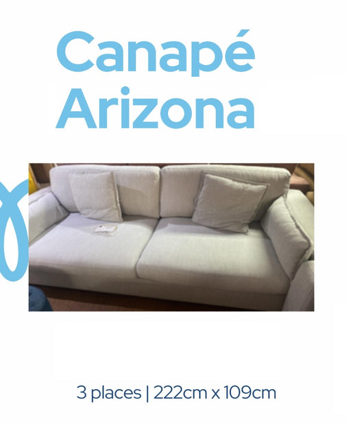 CANAPE ARIZONA 3PLACES*222cm