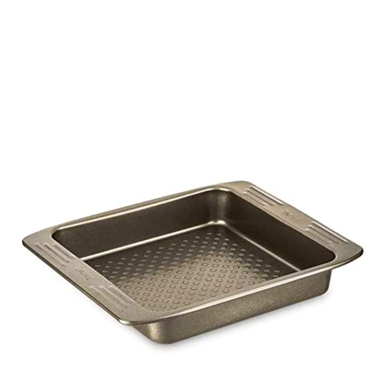 MOULE J1625245 EASY GRIP GOLD-SQUARE CAKE 20CM TEFAL